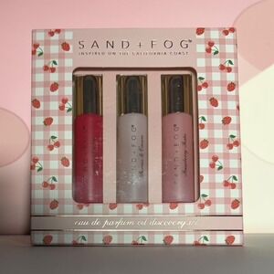 Sand + Fog EDP Oil Set Whipped Cherry, Berries & Cream, Strawberry Shake